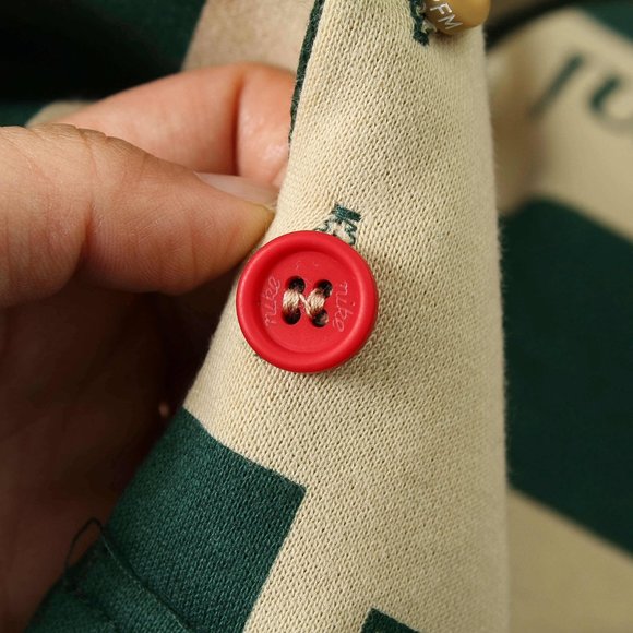 Nike x Cactus Plant Flea Market Multi-Logo Green And Cream Polo Shirt - Picture 6 of 13